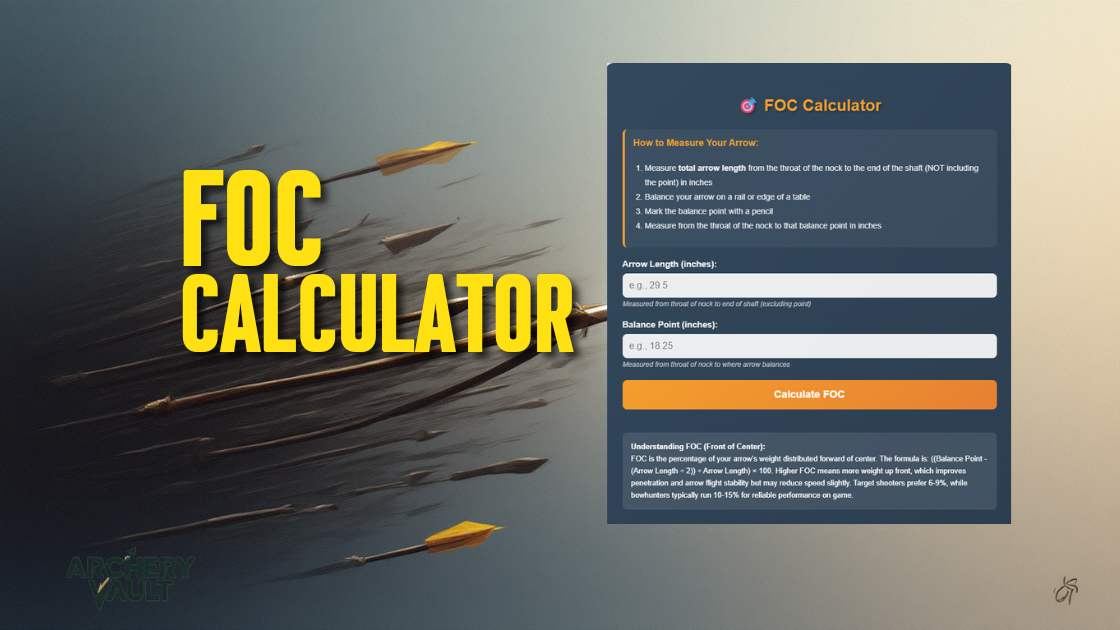 FOC Calculator: Get Your Arrow Balance Right the First Time